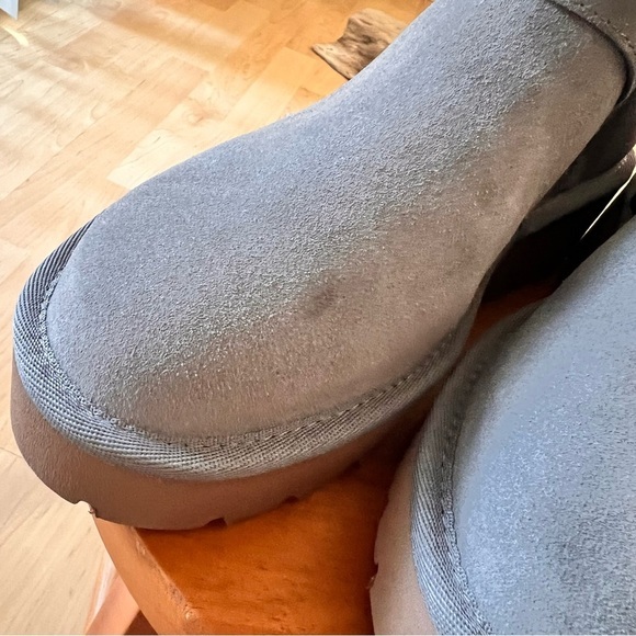 KOOLABURRA NWOT UGG Grey Kelissa Mini Faux‎ Fur Boots Size 6 - Picture 5 of 8